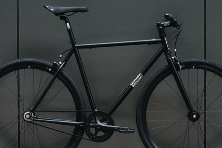 4130 - Matte Black / Mirror – (Fixed Gear / Single-Speed)-State Bicycle Co.-outdoor
