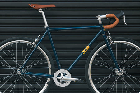 4130 - Navy / Gold – (Fixed Gear / Single-Speed)-State Bicycle Co.-outdoor